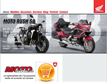 Tablet Screenshot of motorush.ch